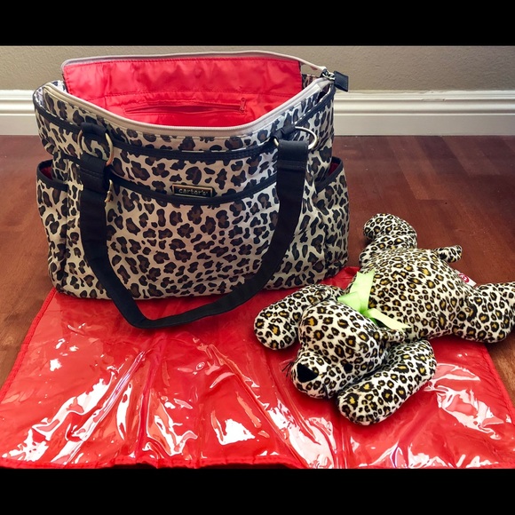 Carter's Handbags - Carter’s Leopard Diaper Bag